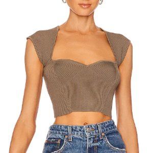 Abia Cropped Tee - Jonathan Simkhai